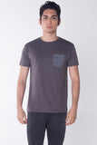 Semi Fit Tee With Pocket Detail