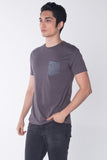 Semi Fit Tee With Pocket Detail