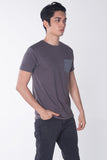 Semi Fit Tee With Pocket Detail