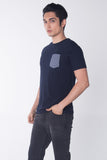 Semi Fit Tee With Pocket Detail