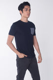 Semi Fit Tee With Pocket Detail