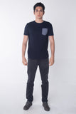 Semi Fit Tee With Pocket Detail
