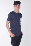 Semi Fit Tee With Pocket Detail