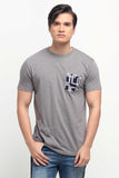 Semi Fit Tee With Pocket Detail