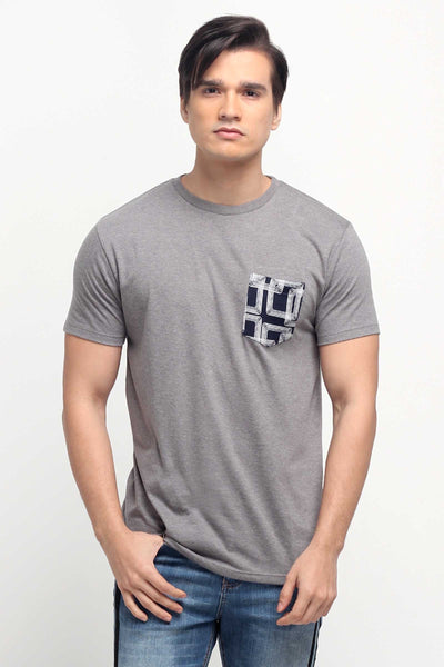 Semi Fit Tee With Pocket Detail