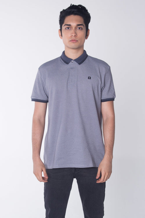 Relaxed Fit Polo Shirt With Embroidery