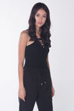 Fitted Camisole With Lace-Ups