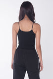 Fitted Camisole With Lace-Ups