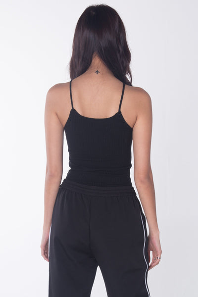 Fitted Camisole With Lace-Ups