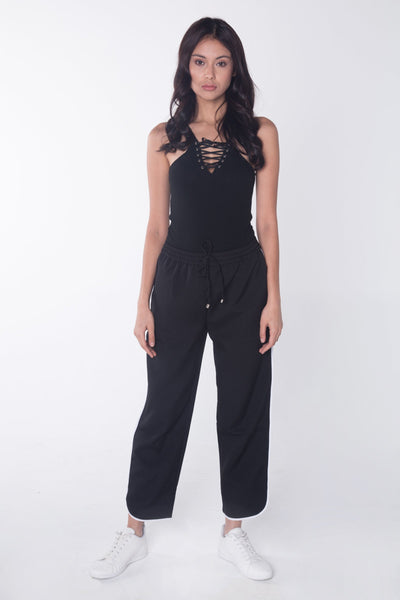 Fitted Camisole With Lace-Ups