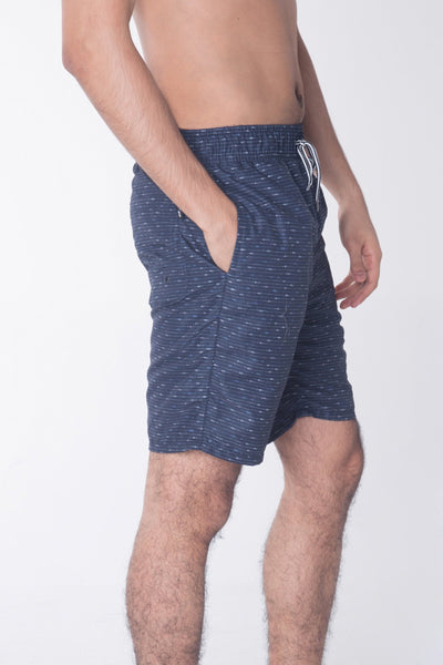 Regular Fit Board Shorts With Elasticised Waistband