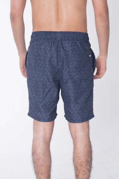 Regular Fit Board Shorts With Elasticised Waistband