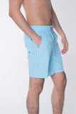Regular Fit Board Shorts With Elasticised Waistband