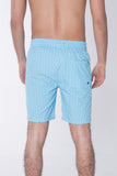 Regular Fit Board Shorts With Elasticised Waistband