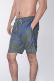 Regular Fit Board Shorts With Elasticised Waistband