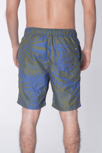 Regular Fit Board Shorts With Elasticised Waistband