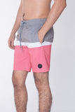 Regular Fit Board Shorts With Elasticised Waistband