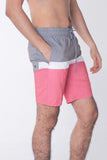 Regular Fit Board Shorts With Elasticised Waistband