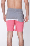 Regular Fit Board Shorts With Elasticised Waistband