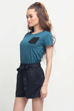 Semi Fit Tee With Pocket Detail
