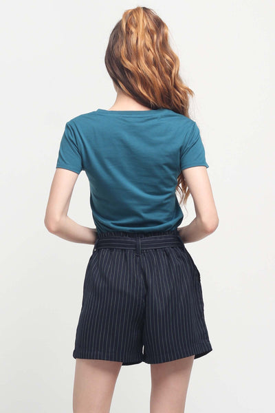 Semi Fit Tee With Pocket Detail