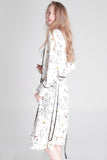 Floral Kimono With All-Over Print