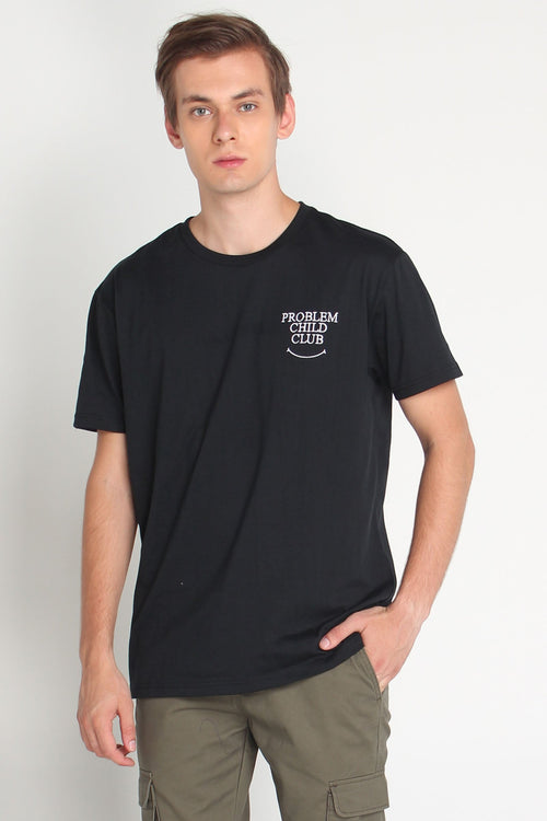 Relaxed Fit Tee With Embroidery
