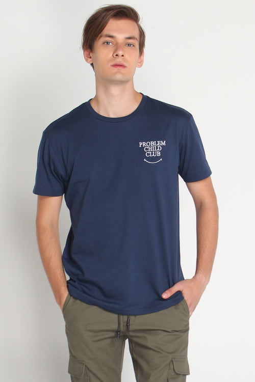 Relaxed Fit Tee With Embroidery