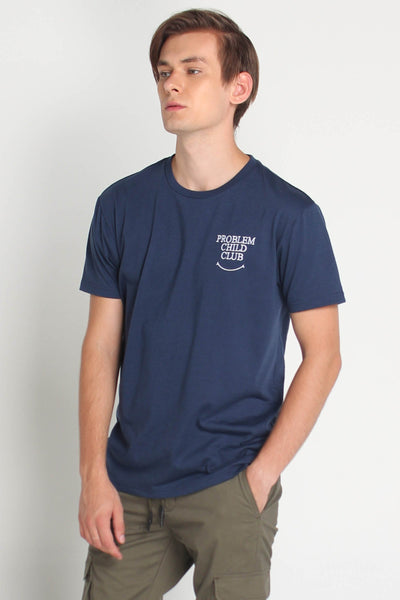 Relaxed Fit Tee With Embroidery