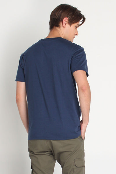 Relaxed Fit Tee With Embroidery