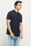 Relaxed Fit Polo Shirt With All-Over Print