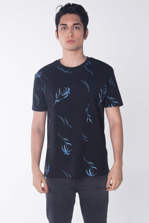 Relaxed Fit Tee With All-Over Print