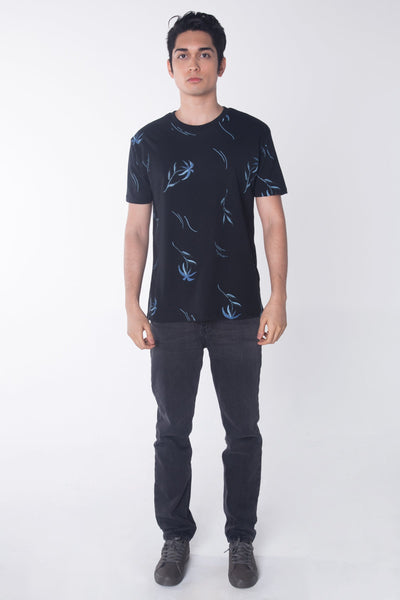 Relaxed Fit Tee With All-Over Print