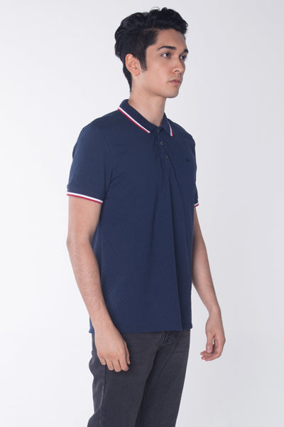 Relaxed Fit Polo Shirt With Tipping