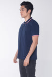 Relaxed Fit Polo Shirt With Tipping
