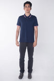 Relaxed Fit Polo Shirt With Tipping