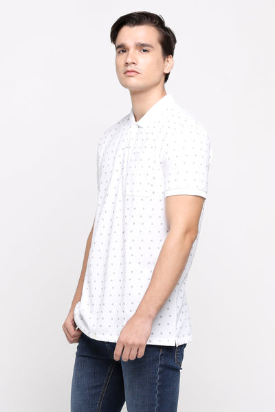 Polo Shirt With All-Over Print