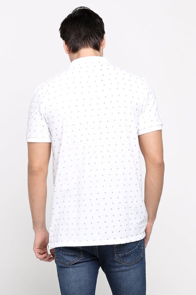 Polo Shirt With All-Over Print