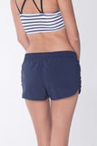Pull-on Board Shorts with Criss-Cross Side Detail