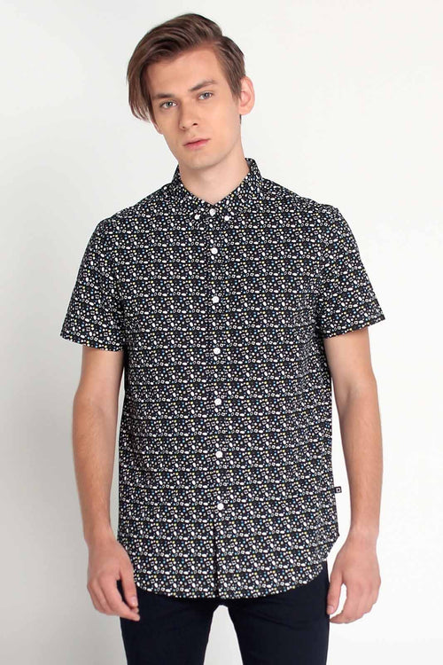 Poplin Shirt With All-Over Print