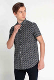 Poplin Shirt With All-Over Print