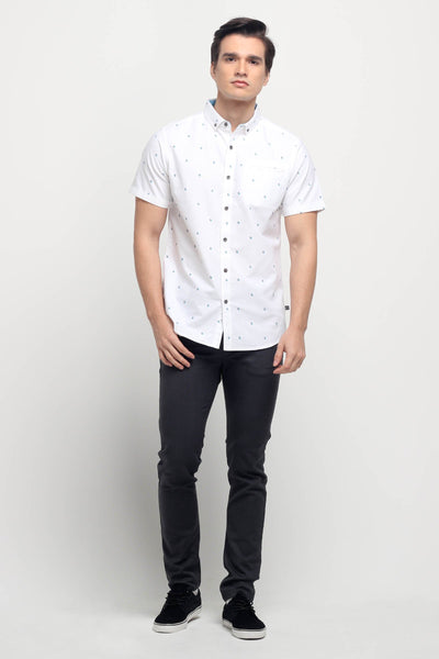 Oxford Shirt With All-Over Print