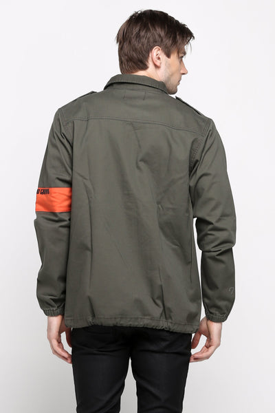 Twill Coach Jacket With Armband