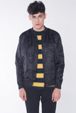 Printed Bomber Jacket With Pocket Detail