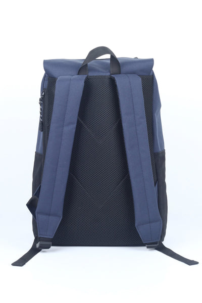 Synthetic Leather Backpack With Multiple Pockets