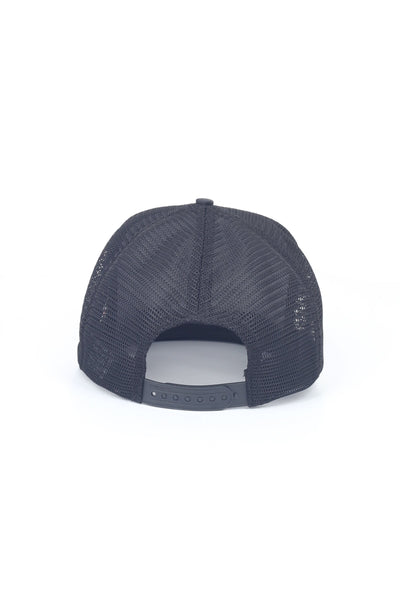 Suede Trucker Cap With Patch