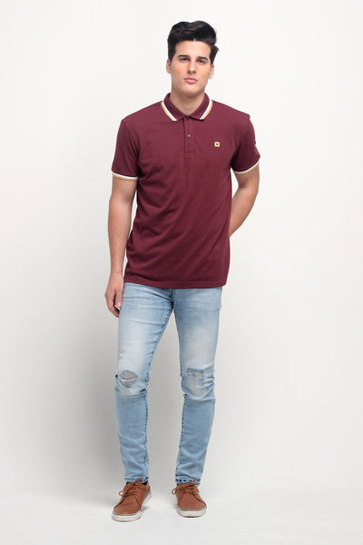 Polo Shirt With Tipping