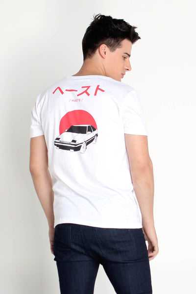 Semi Fit Tee With Graphic Print
