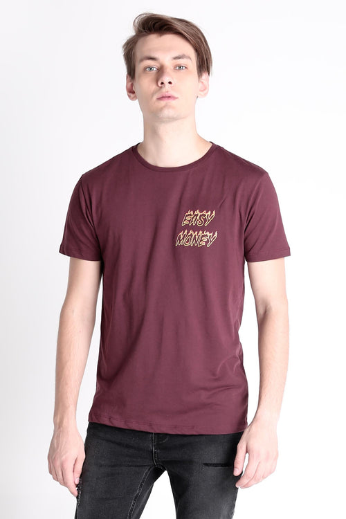 Semi Fit Tee With Graphic Print