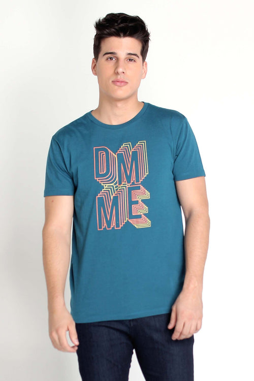 Semi Fit Tee With Graphic Print